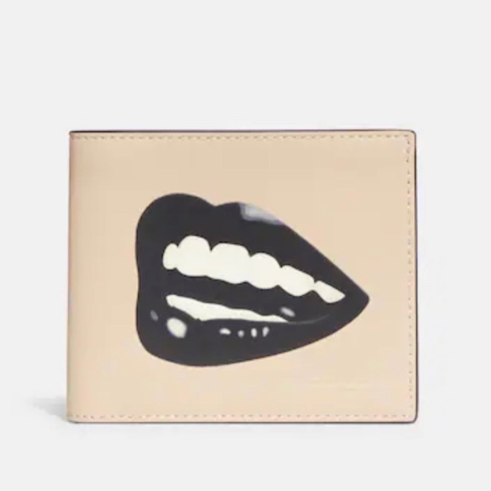 New COACH X TOM WESSELMANN collaboration Double billfold wallet Unisex